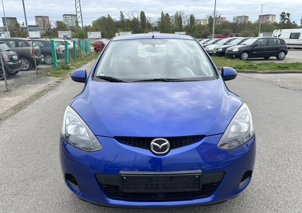 Mazda 2 cena 14900 przebieg: 160000, rok produkcji 2009 z Szczecin małe 742